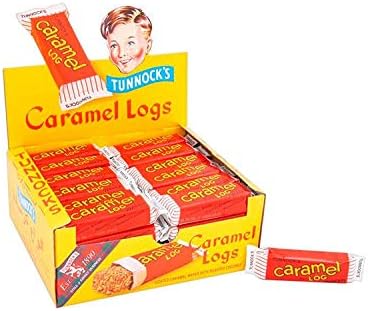 Tunnock Chocolate Caramel Logs Wafer with Roasted Coconut 32 g (Pack of 48)
