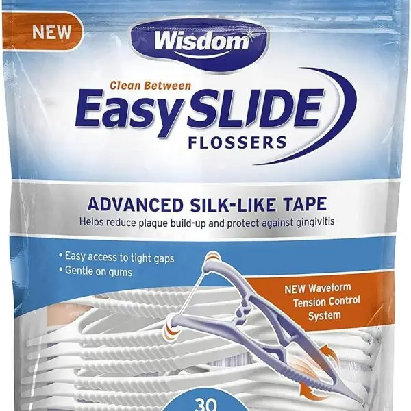 Wisdom Easy Slide Flossers and Floss Picks